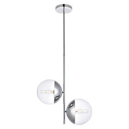 Living District Eclipse 8 Inch 2-Light Pendant LD6119C